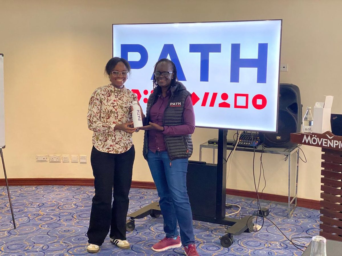 Team appreciation moment during a PATH Kenya session