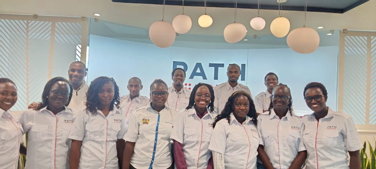 PATH Kenya data team at the Nairobi office