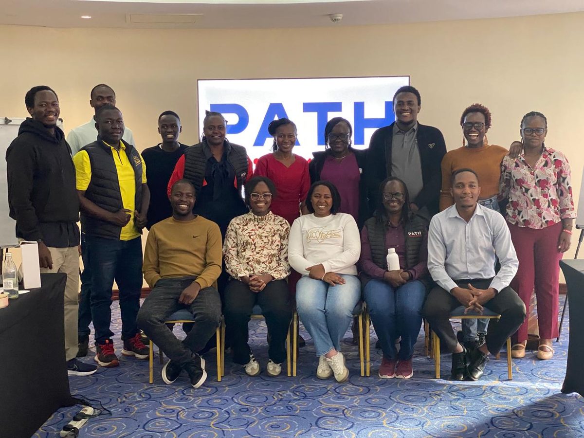 PATH Kenya team gathered during a training session